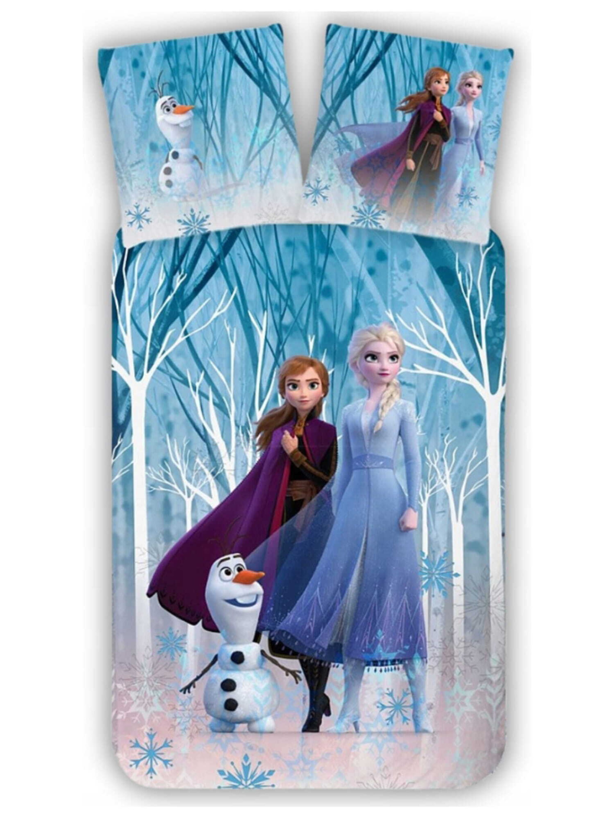 DISNEY Dekbedovertrek 'Frozen' in Blauw: voorkant
