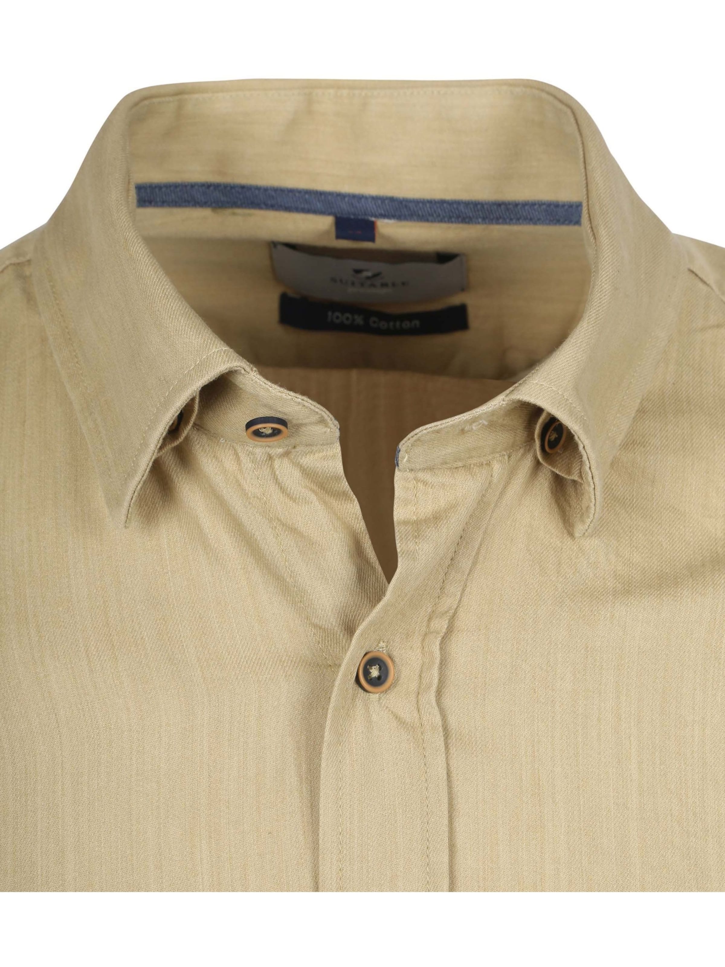 Coupe slim Chemise Suitable en beige