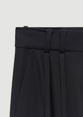 MANGO Loose fit Cargo Pants 'Utahc' in Black