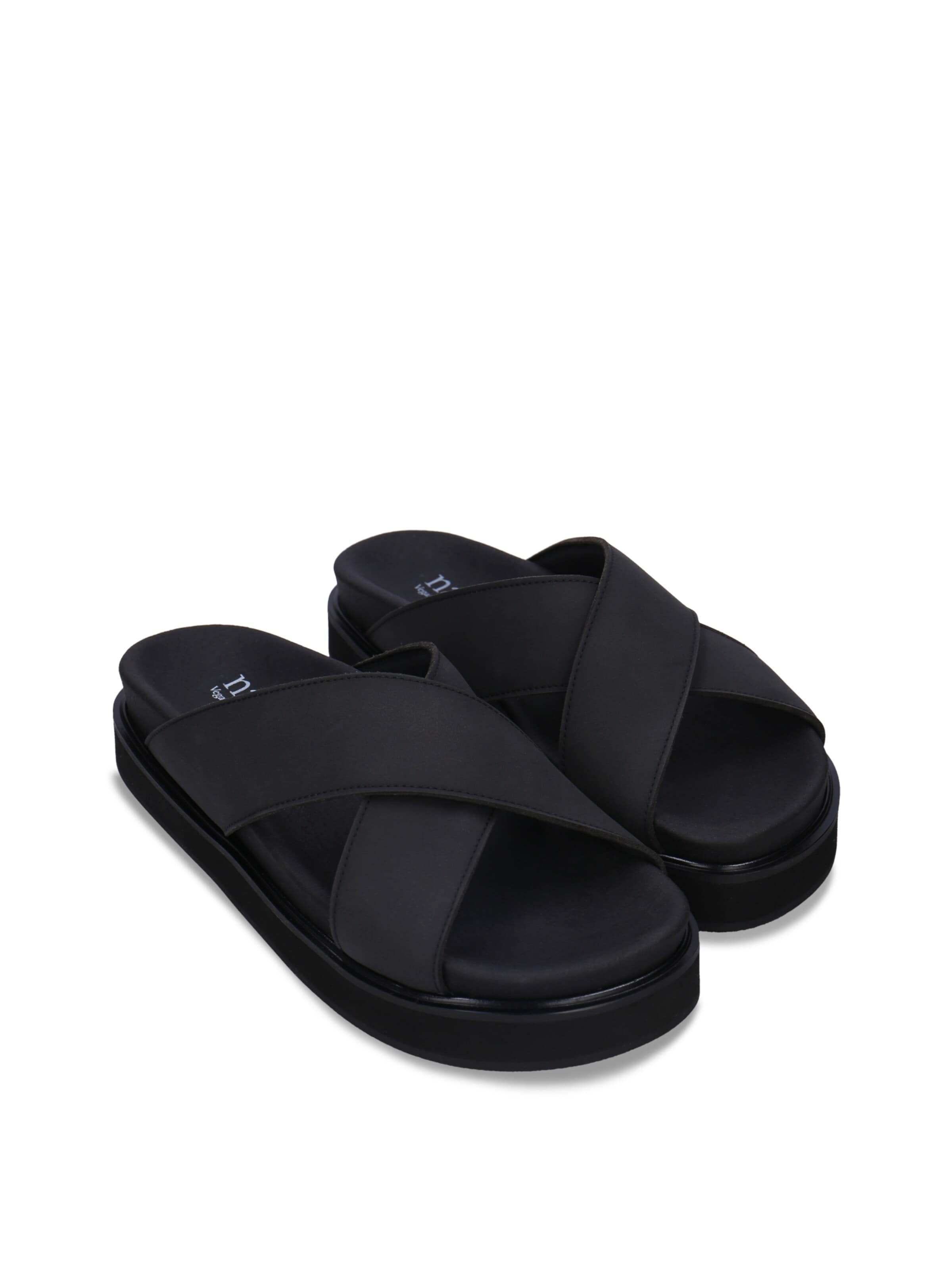 nae Vegan Shoes Sandály 'DAVU' – černá