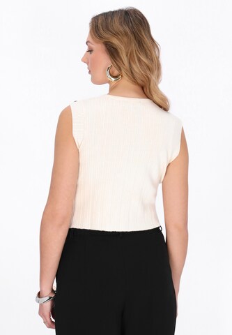 Haut 'Festive' faina en beige