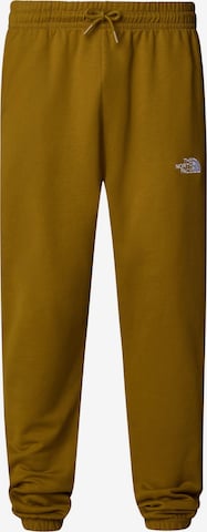 Tapered Pantaloni 'Essential' di THE NORTH FACE in verde: frontale