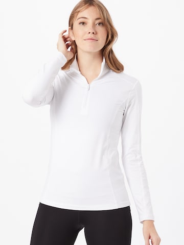 CMP Sportief sweatshirt in Wit: voorkant