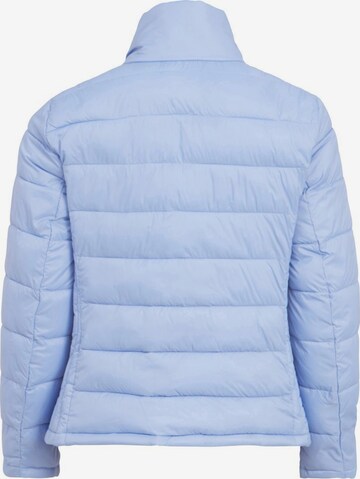 VILA High Neck Steppjacke in Blau