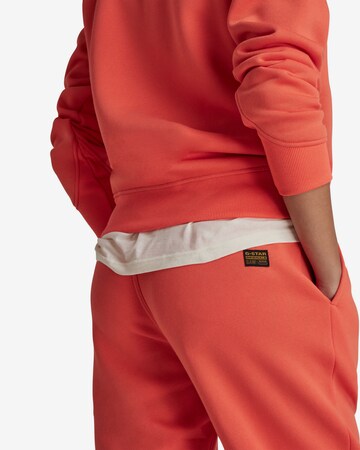 Effilé Pantalon G-Star RAW en orange