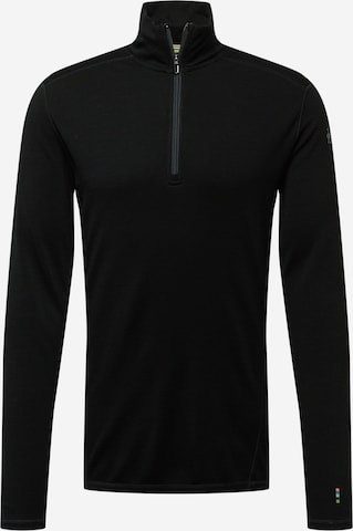 Smartwool Athletic Sweatshirt in Black: front