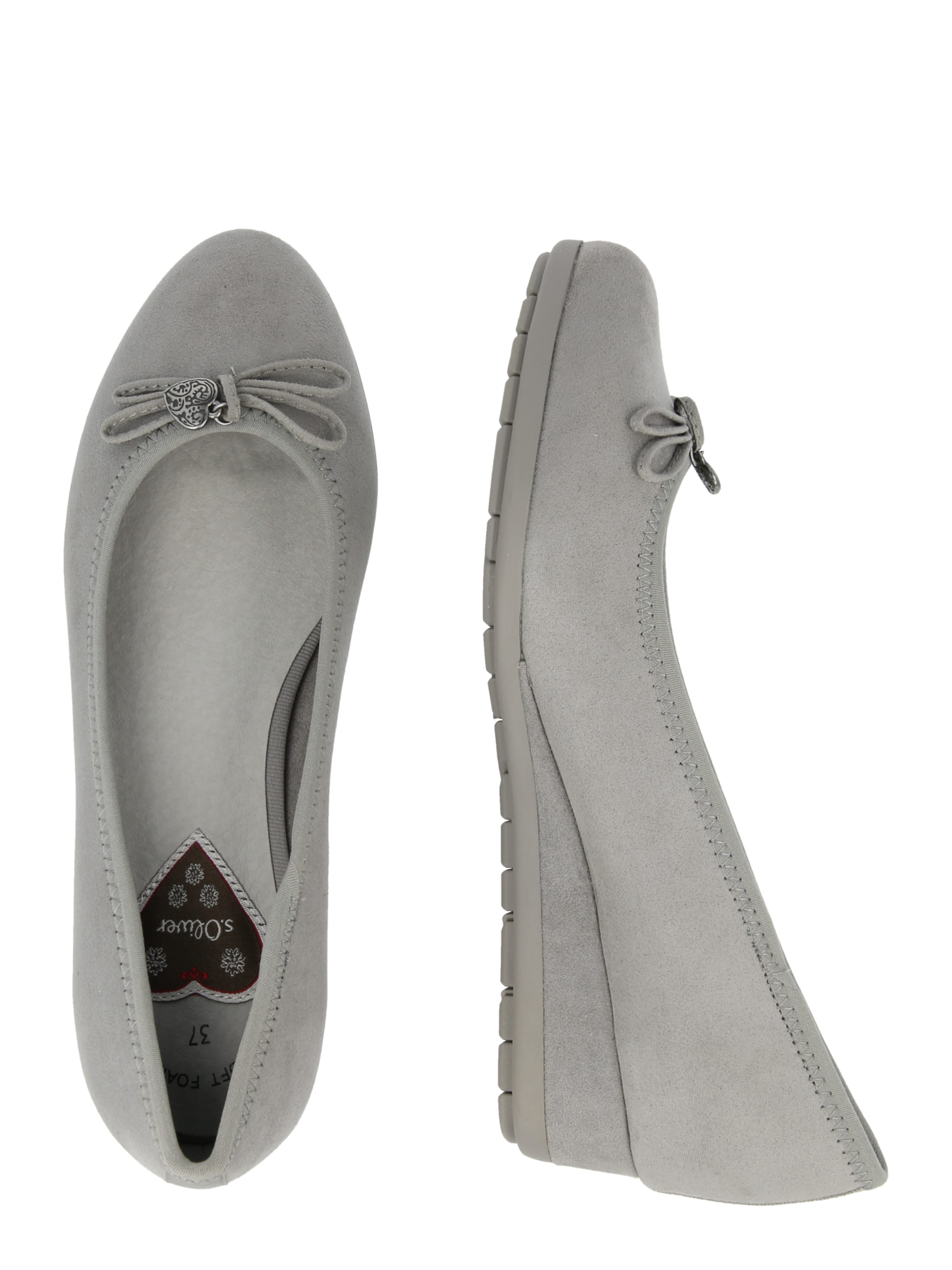 Escarpins s.Oliver en gris : sur le côté