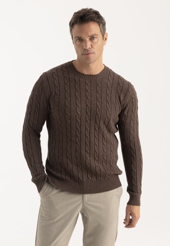Felix Hardy Pullover i brun: forside