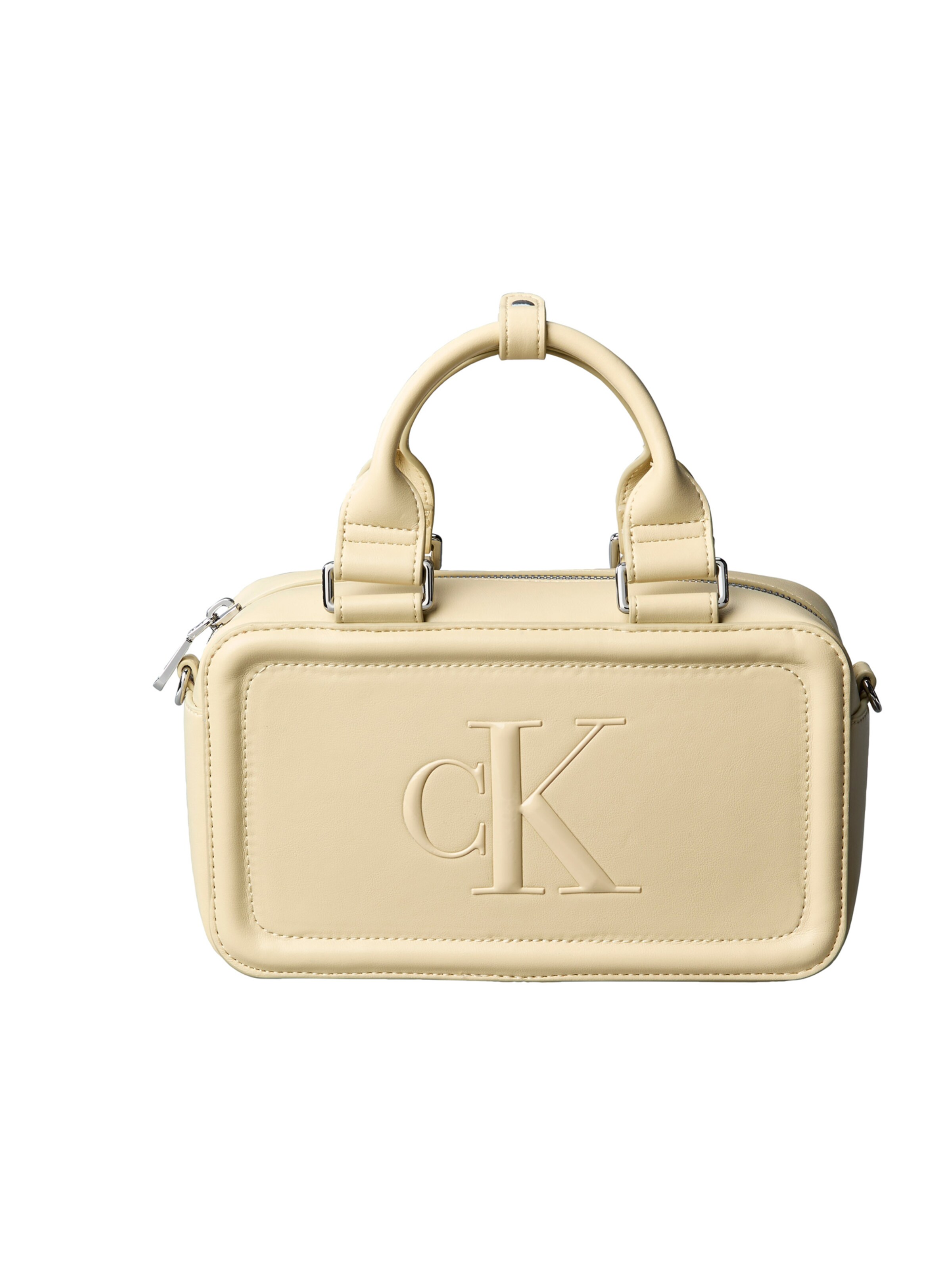 Calvin Klein Sacs à main 'BOLD ELONGATED MINI' en beige, Vue avec produit
