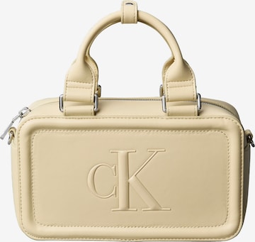 Calvin Klein Käekott 'BOLD ELONGATED MINI', värv beež: eest vaates