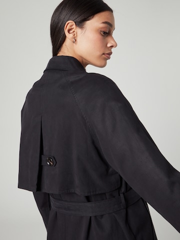 Guido Maria Kretschmer Women Ανοιξιάτικο και φθινοπωρινό παλτό σε μαύρο