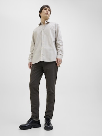 JACK & JONES Slimfit Hose  'Marco Connor' in Grau