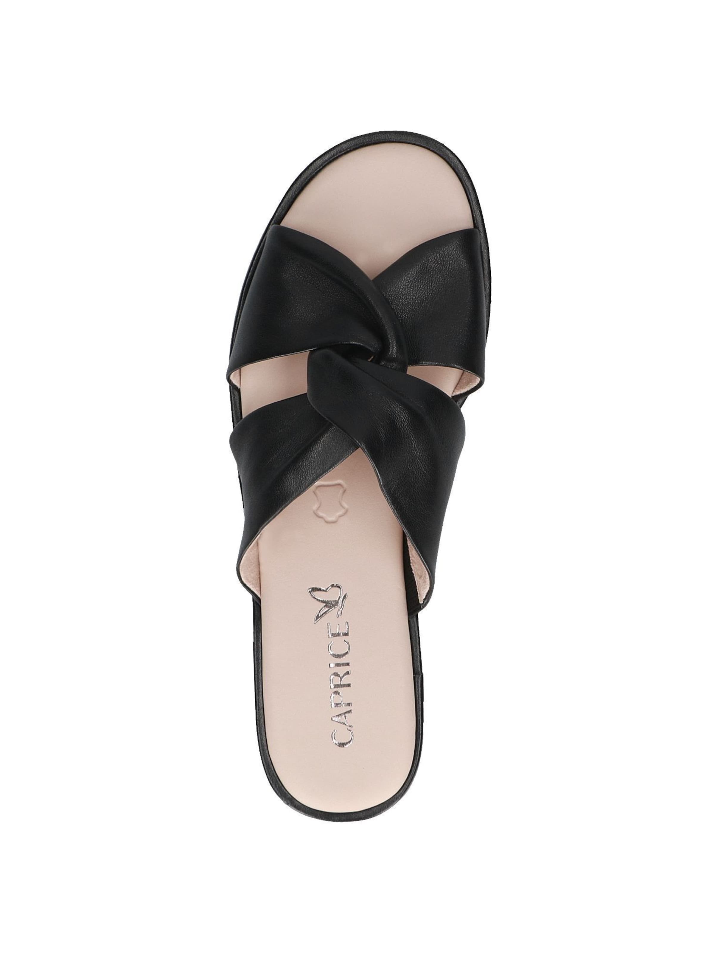 CAPRICE Muiltjes in Zwart