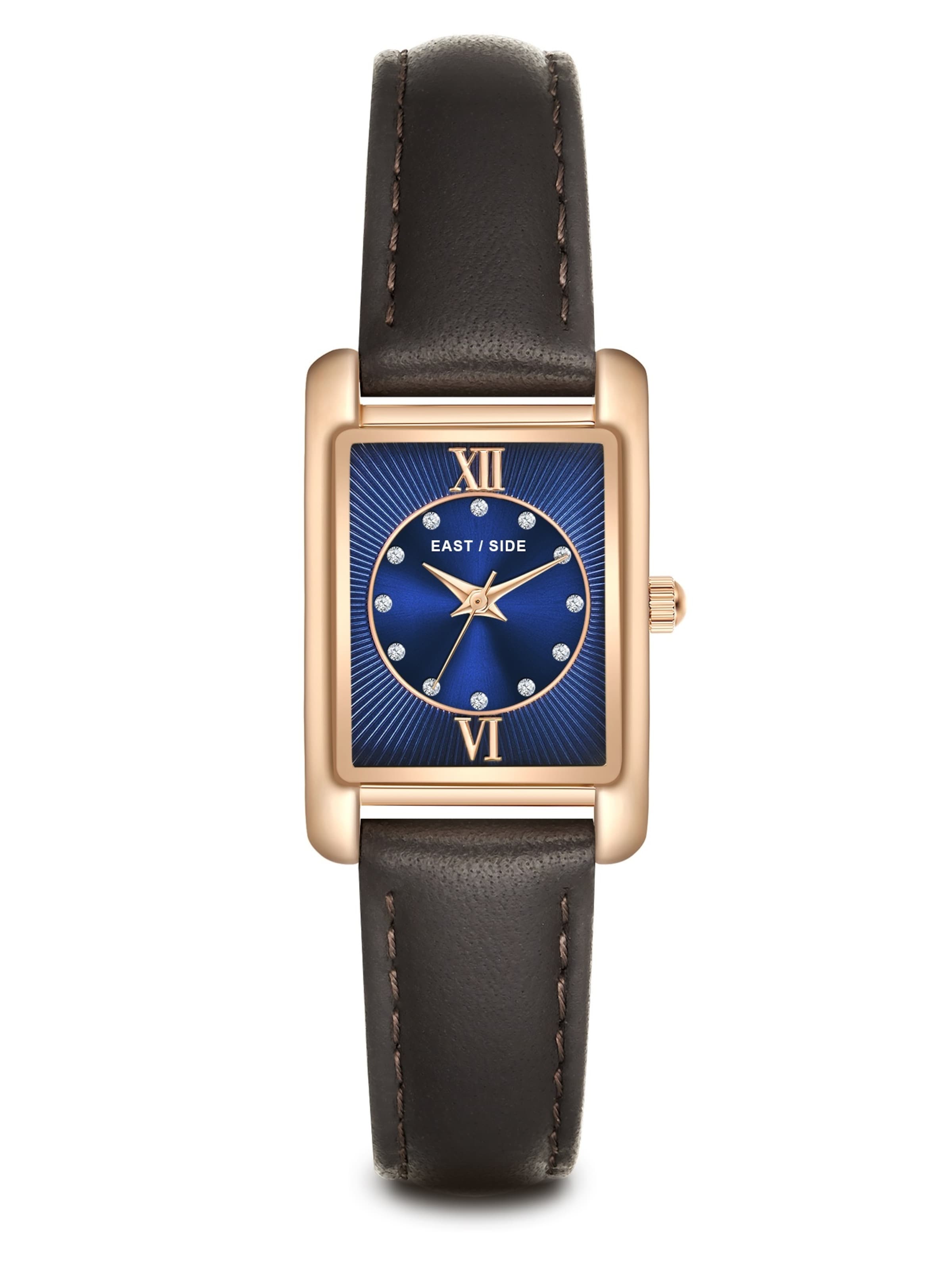 Eastside Analog watch in Brown: front