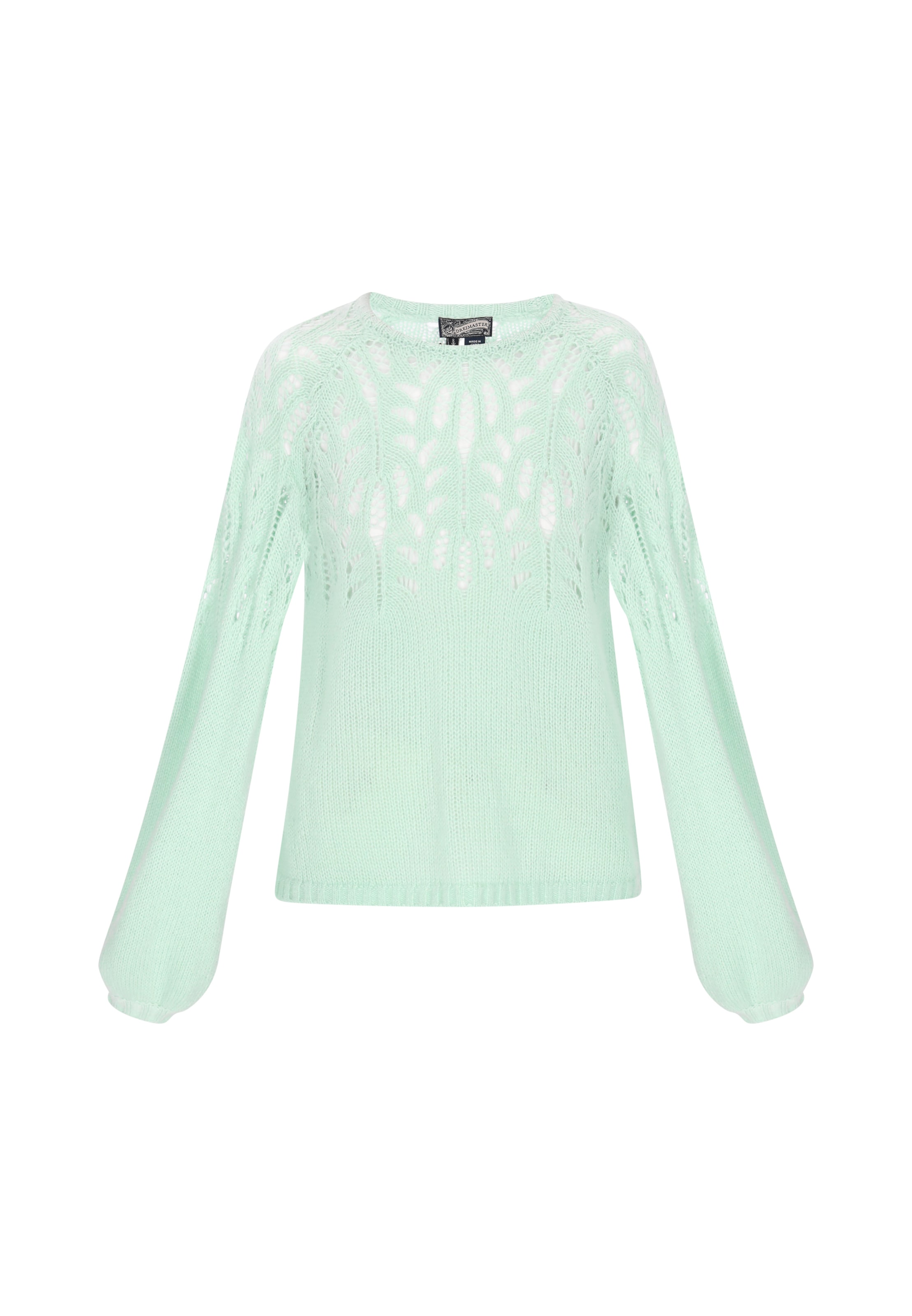 Pull-over DreiMaster Vintage en vert : devant