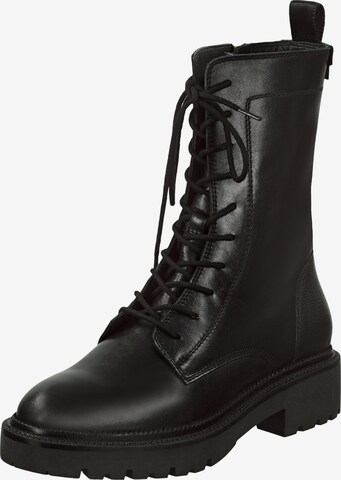 GANT Lace-Up Ankle Boots in Black: front