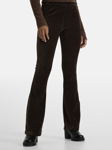 bonprix Skinny Leggings in Bruin: voorkant