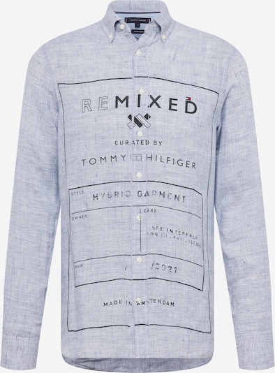 Tommy Remixed Chemise en gris basalte / noir / blanc, Vue avec produit