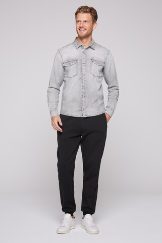 CAMP DAVID Regular Fit Hemd in Grau