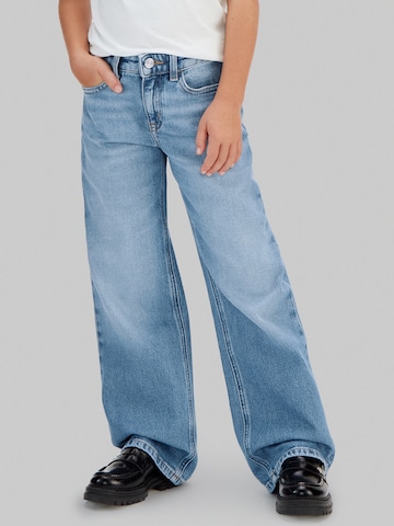 Calvin Klein Jeans Bő szár Farmer - kék: elől