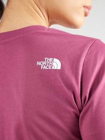 THE NORTH FACE Koszulka 'Simple Dome' w kolorze fioletowy