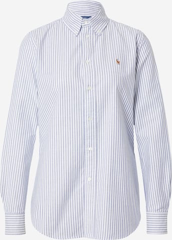 Camicia da donna di Polo Ralph Lauren in blu: frontale