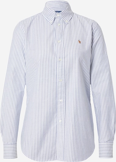 Polo Ralph Lauren Bluza u svijetloplava / konjak / bijela, Pregled proizvoda