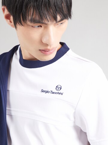 Sergio Tacchini Sportshirt 'SPECCHIO' in Weiß