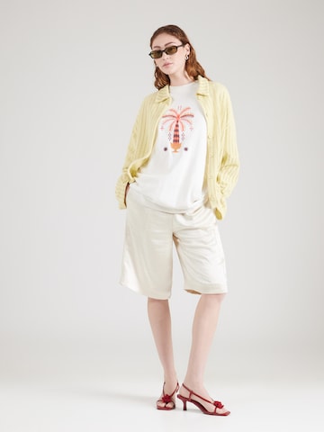 TOPSHOP Majica 'PARADISO' | bela barva