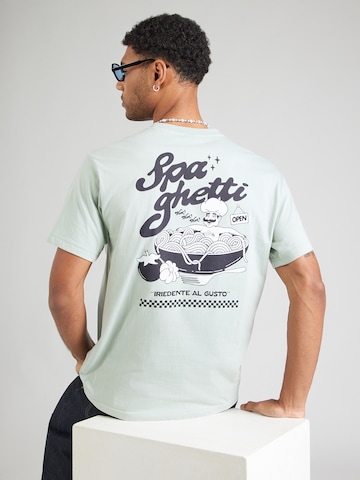 Iriedaily Shirt 'Spa Ghetti' in Groen: voorkant