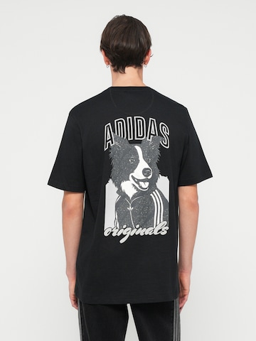 ADIDAS ORIGINALS T-Shirt 'DOG GFX' in Schwarz: Vorderseite