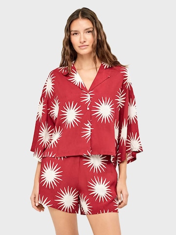 Gisela - Blusa em vermelho: frente