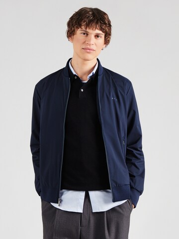 Calvin Klein Преходно яке 'MATTE' в синьо: отпред