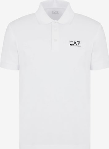 Maglietta di EA7 Emporio Armani in bianco: frontale