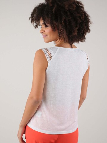 Haut 'Sally' Deeluxe en blanc