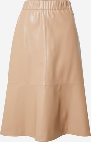 COMMA Skirt in Beige: front