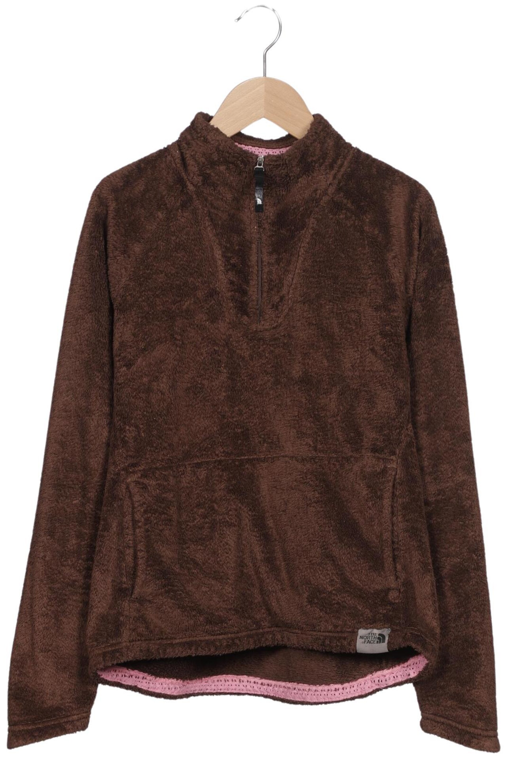 THE NORTH FACE Sweatshirt & Zip-Up Hoodie in M in Brown: front