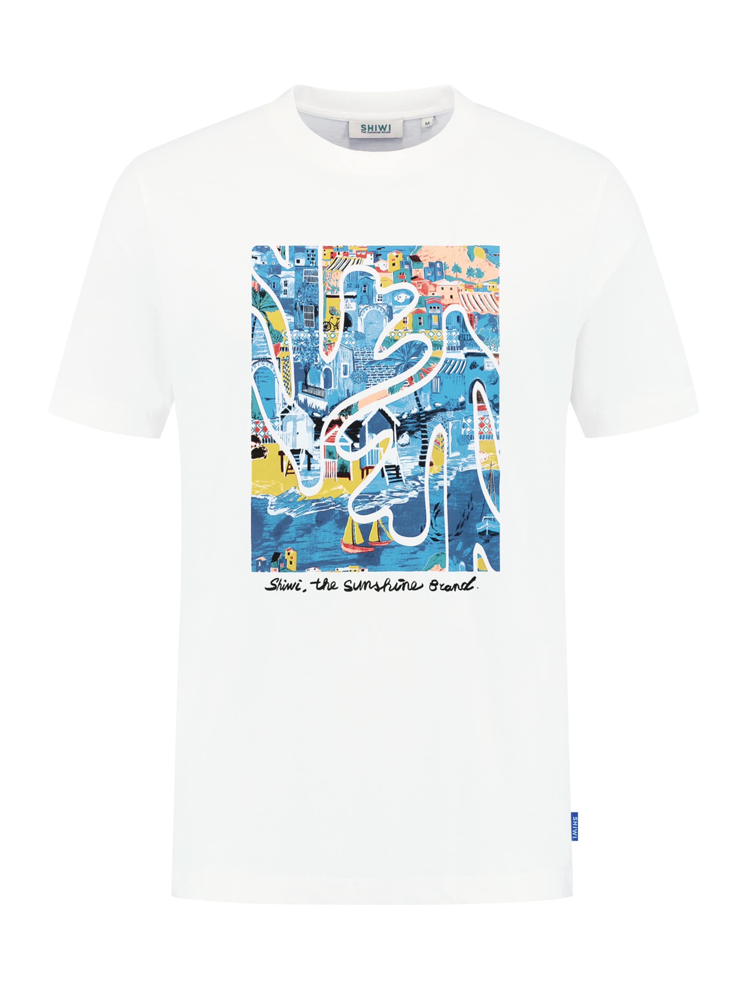 Shiwi Koszulka 'Liam Island' w kolorze biały: przód