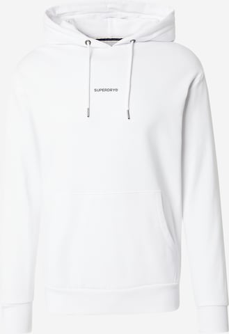 Superdry Sweatshirt in White: front