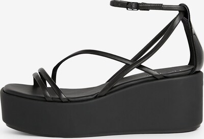 Calvin Klein Sandalias con hebilla en negro, Vista del producto