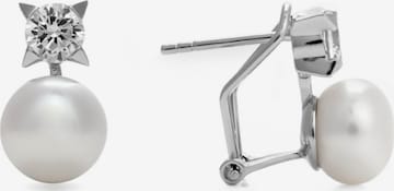 Boucles d'oreilles 'Essential' Luxenter en blanc : devant