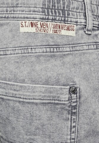 Street One MEN Loosefit Jeans in Grau