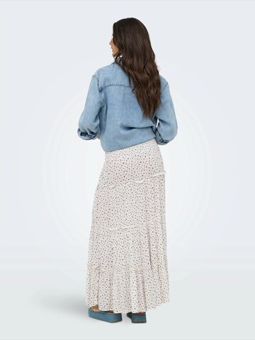 ONLY Kjol 'ONLFERNANDA' i vit