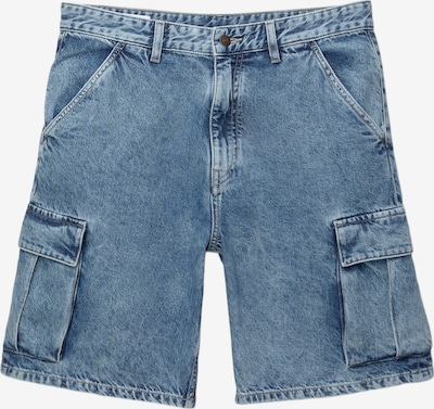 Pull&Bear Cargofarkut värissä sininen denim, Tuotenäkymä