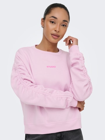 ONLY Sweatshirt in Pink