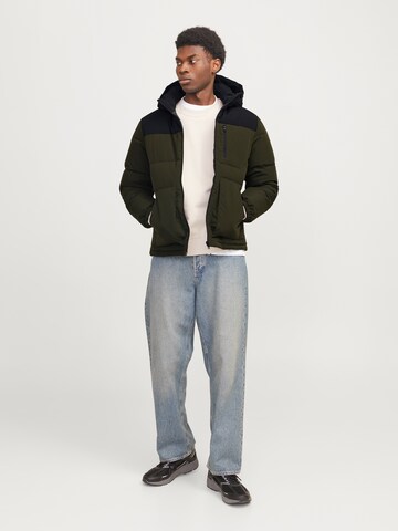 Giacca invernale 'JJEOtto' di JACK & JONES in verde