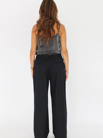 Honnête Atelier Regular Broek 'Lucie' in Blauw