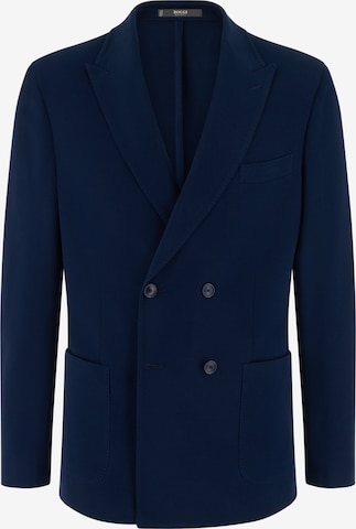 Coupe regular Veste de costume Boggi Milano en bleu : devant