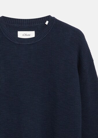 s.Oliver Pullover in Blau: Vorderseite