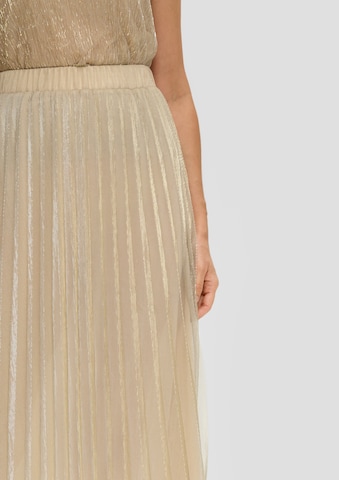 s.Oliver BLACK LABEL Skirt in Beige